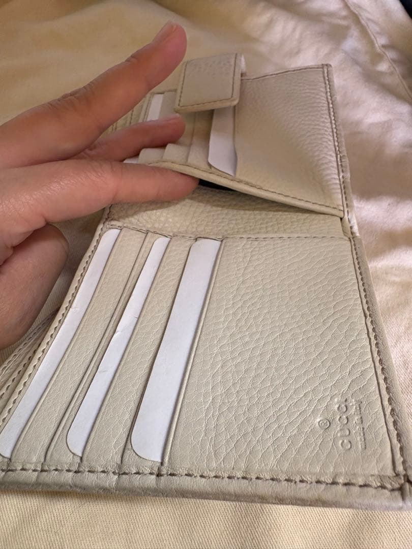 GUCCI グッチ グッチシマ GG 二つ折り財布 小銭入れ