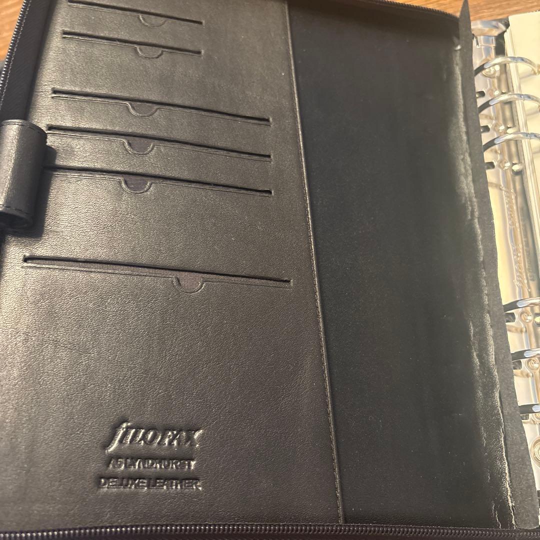 ファイロファックス　システム手帳　黒