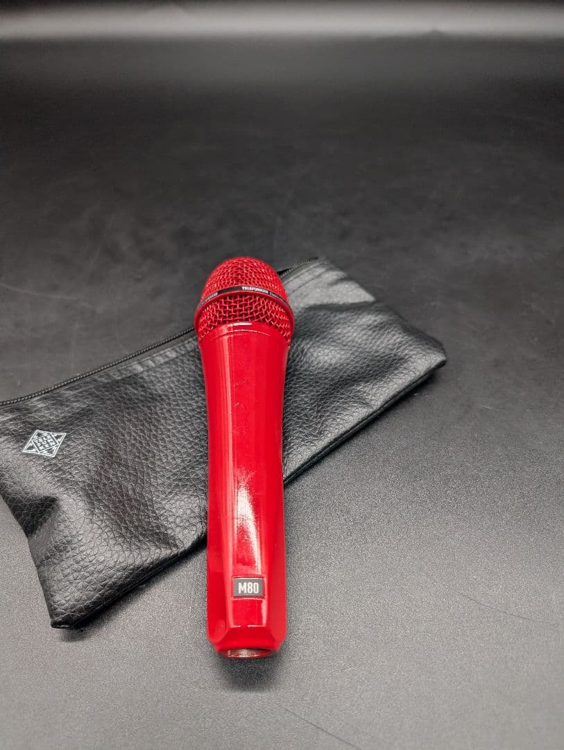 【美品・動作良好】TELEFUNKEN M80 ダイナミックマイク レッド