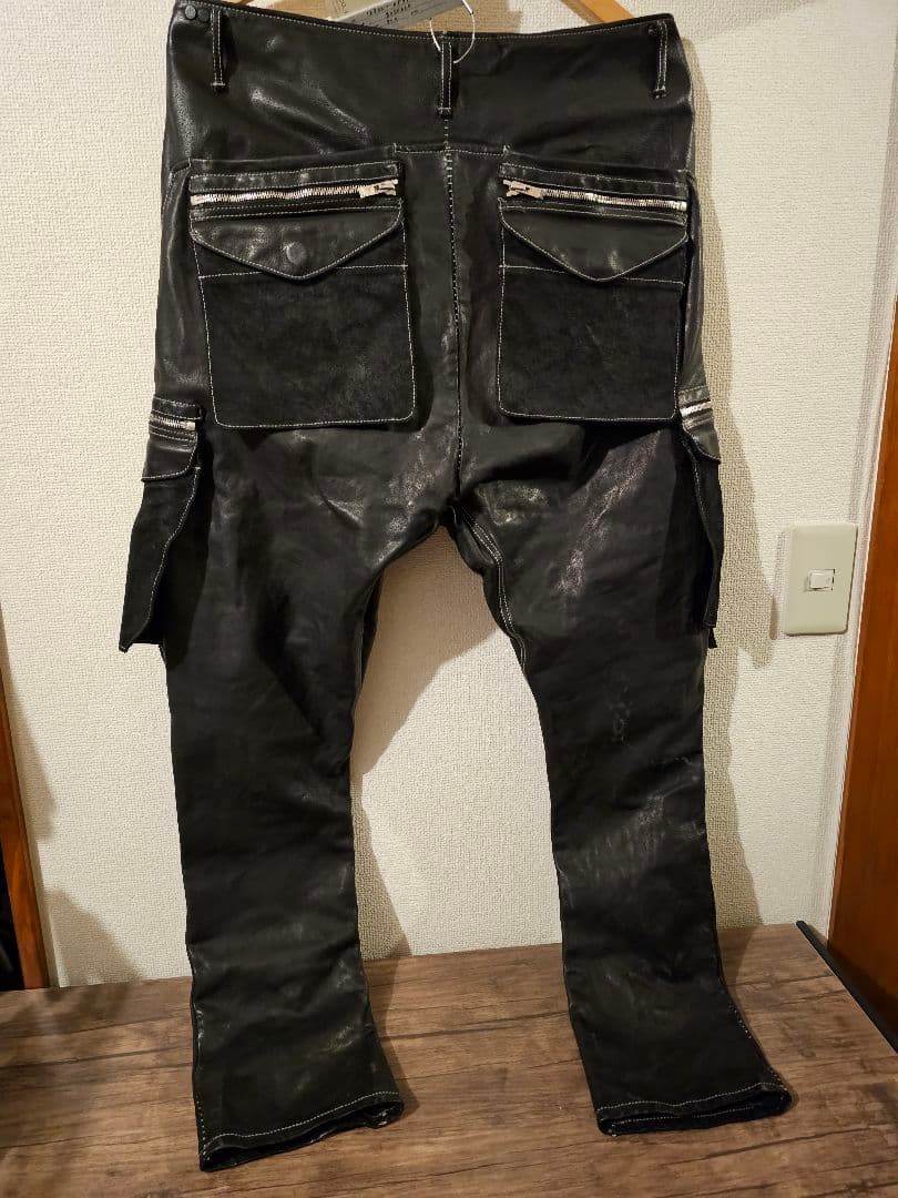 incarnation インカネーション　レザー　サルエルパンツ　黒　試着程度