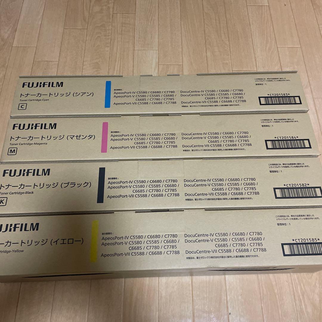 最後の1セット！FUJIFILM トナーカートリッジ 4色セット