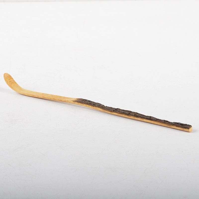 茶道具　茶杓　銘「逢來」　建仁寺　竹田益州筒箱書付　共筒共箱　N　R5775