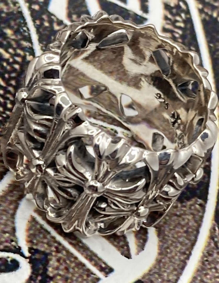 クロムハーツ　セメタリークロス　リング　指輪　21号　シルバー925