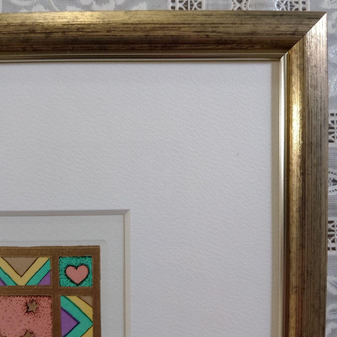 小澤摩純　ジークレー版画『HUSH-A-BYE, BABY』直筆サイン入、共箱付