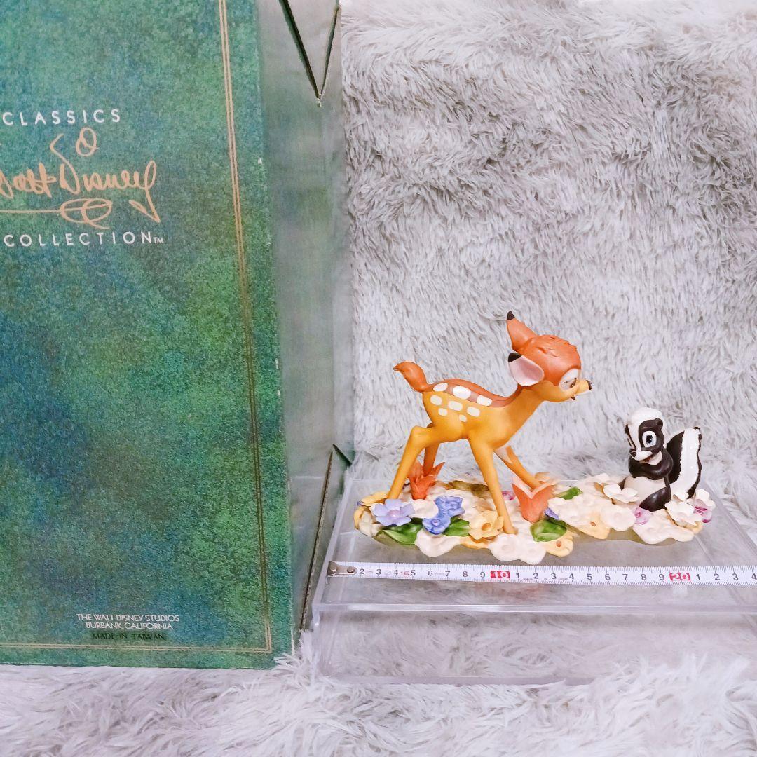 ✨WDCC バンビ&フラワー 磁器フィギュア♦Bambi Flower 50周年