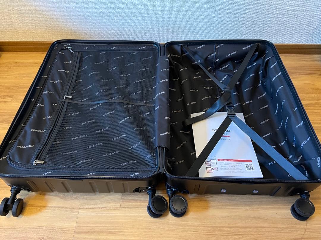 MAIMO PROTES ブラック スーツケースLサイズ 静音 88L