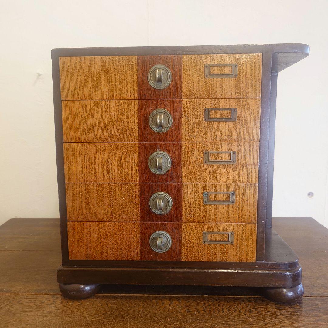 ビンテージ　レコードキャビネット 　引き出し　レトロ　アンティーク