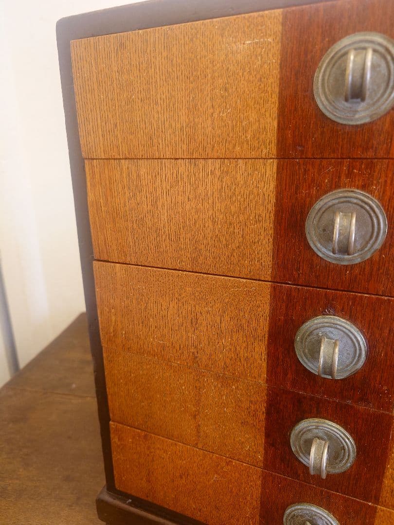 ビンテージ　レコードキャビネット 　引き出し　レトロ　アンティーク