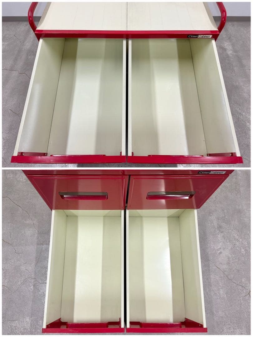 SNT1317 昭和レトロ レトロポップ スチール 押入れ 収納 キャビネット