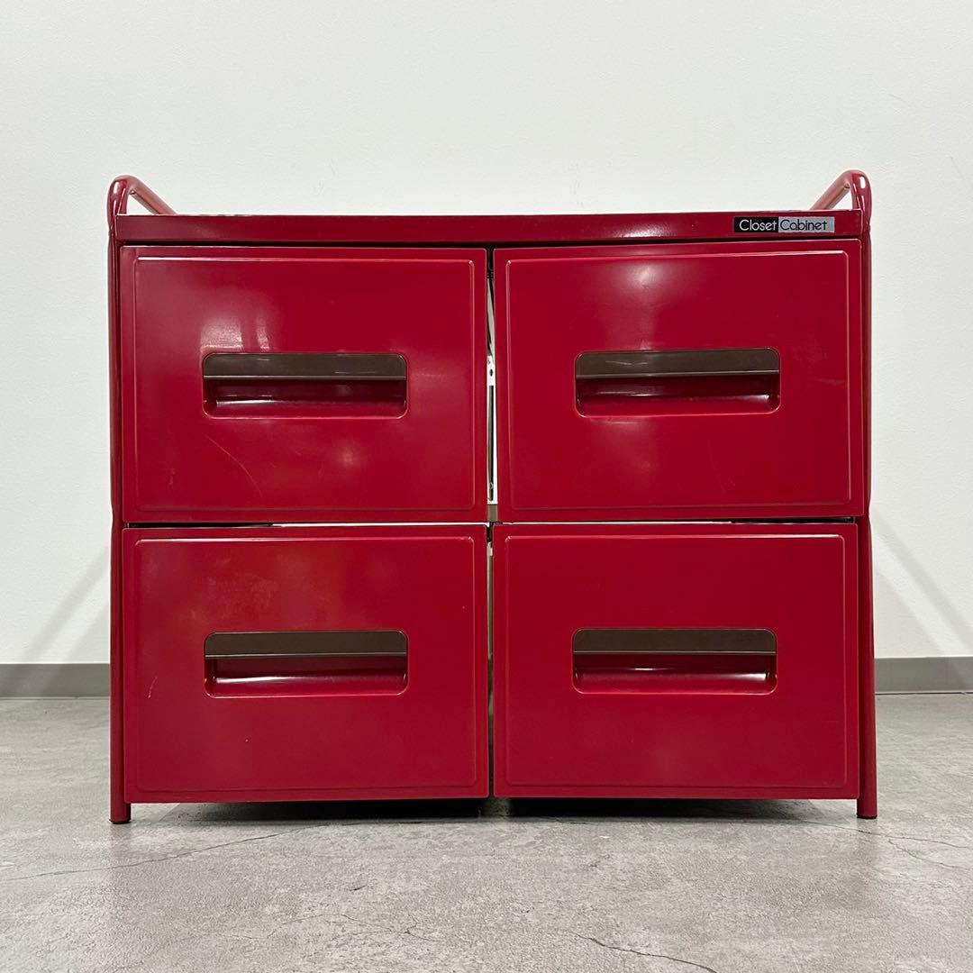 SNT1317 昭和レトロ レトロポップ スチール 押入れ 収納 キャビネット