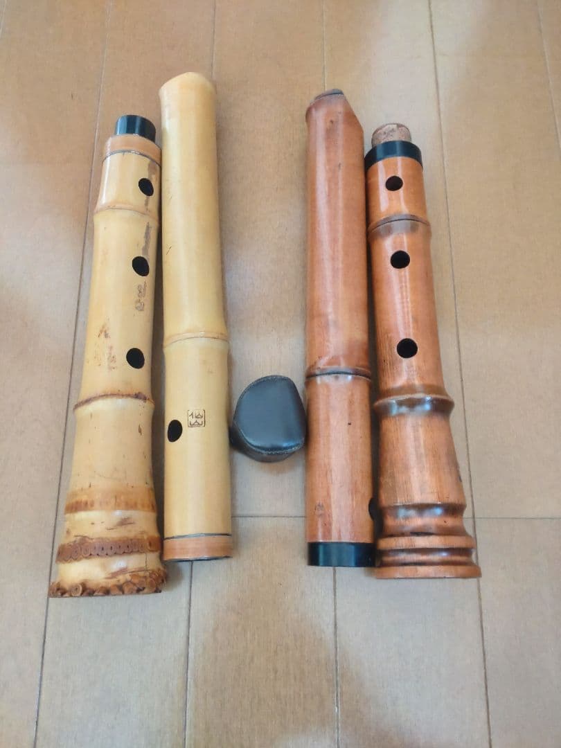 尺八本体 竹製 口栓付き