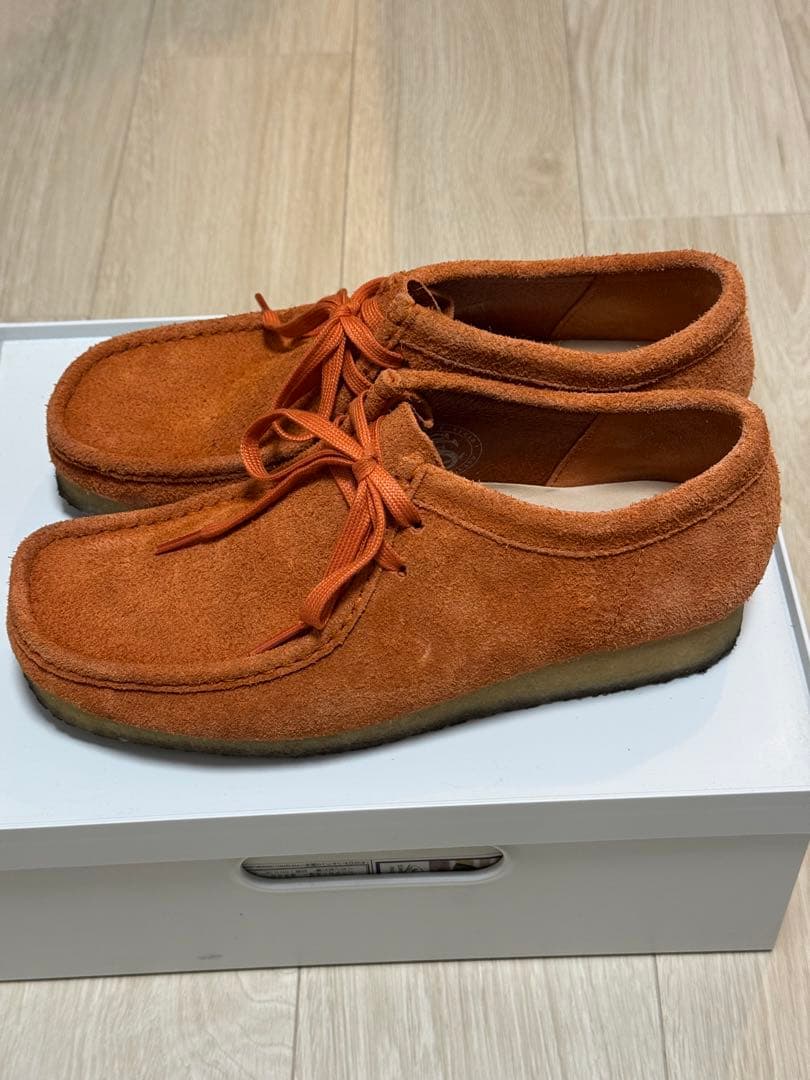 CLARKS ORIGINALS ワラビー　オレンジ