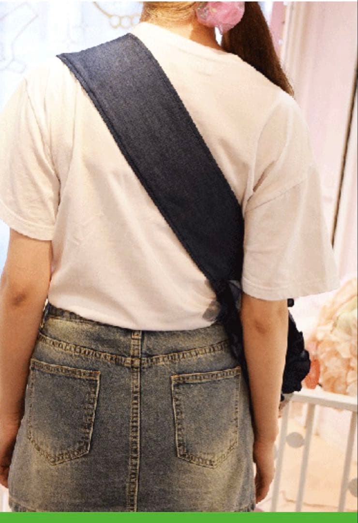 【新品】ピコネファンシー♡デニムパール付きスリングキャリー人気完売品