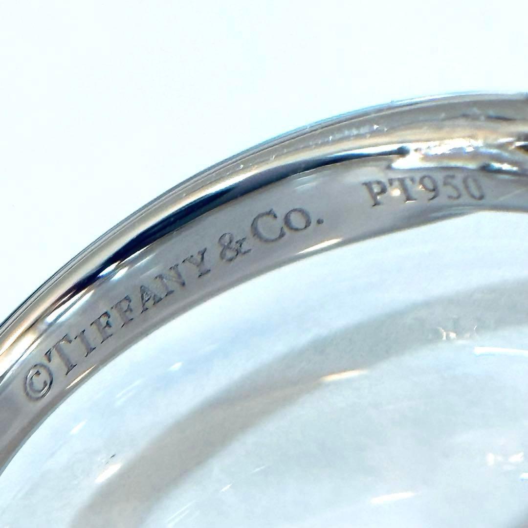 新品同様　ティファニー　Pt950 ハーモニー　ダイヤ　リング　0.26ct