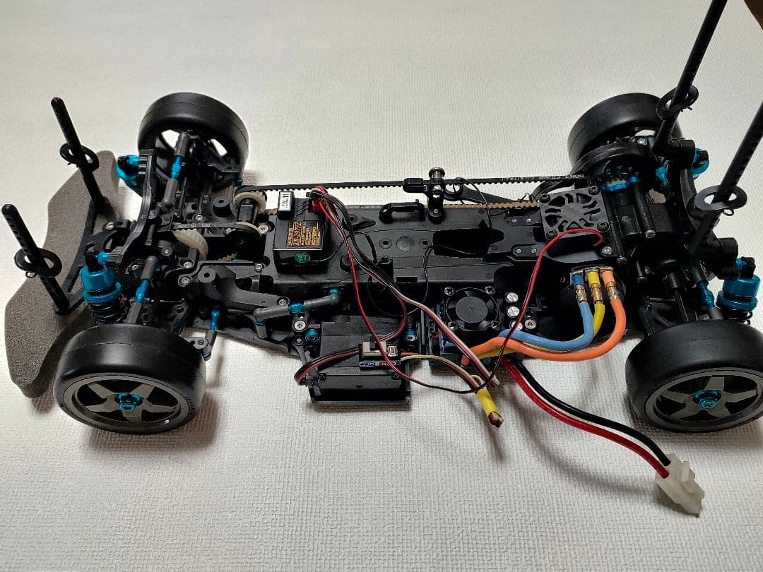 タミヤ TA06 OP多数 FM/ブラシレスメカ　EX-10ヘリオス　フルセット