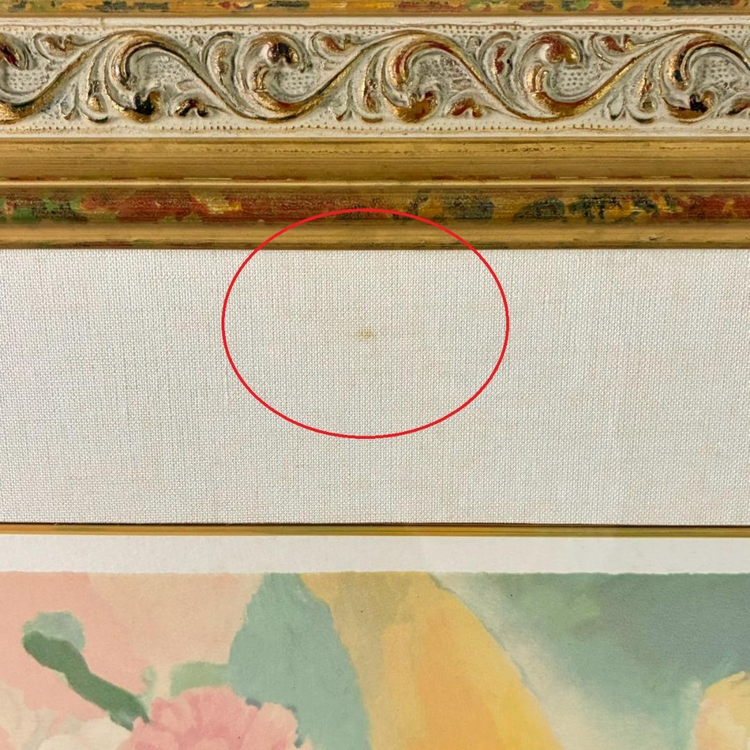 マリー・ローランサン「天使の娘」リトグラフ お洒落な額装 フランス