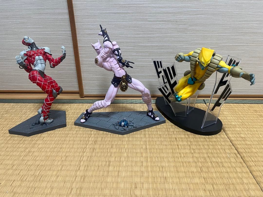 ジョジョ　フィギュア キラークイーン　ザ・ワールド　キングクリムゾン　一番くじ