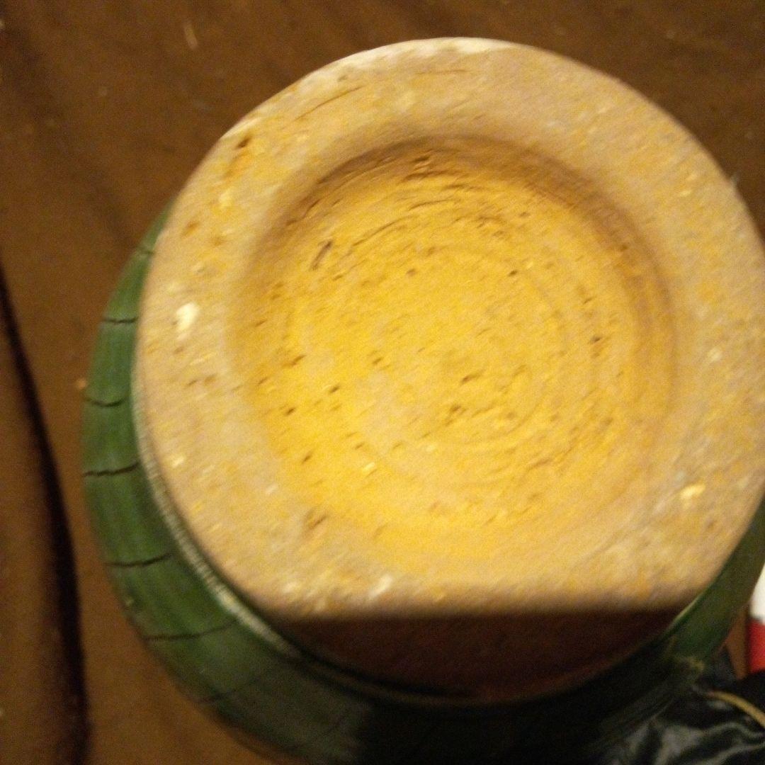 中国陶磁器　宋磁州窯　浮掘緑壺