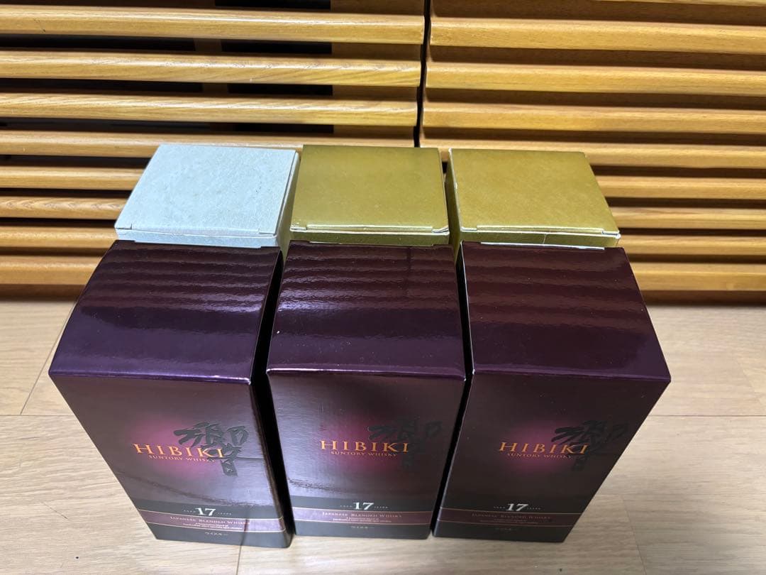 響、響17年空箱6個セット 中身無し