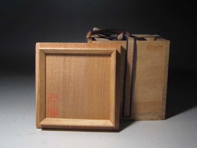 ☆　MOA美術館所蔵写　仁清金銀菱文重茶碗☆y486