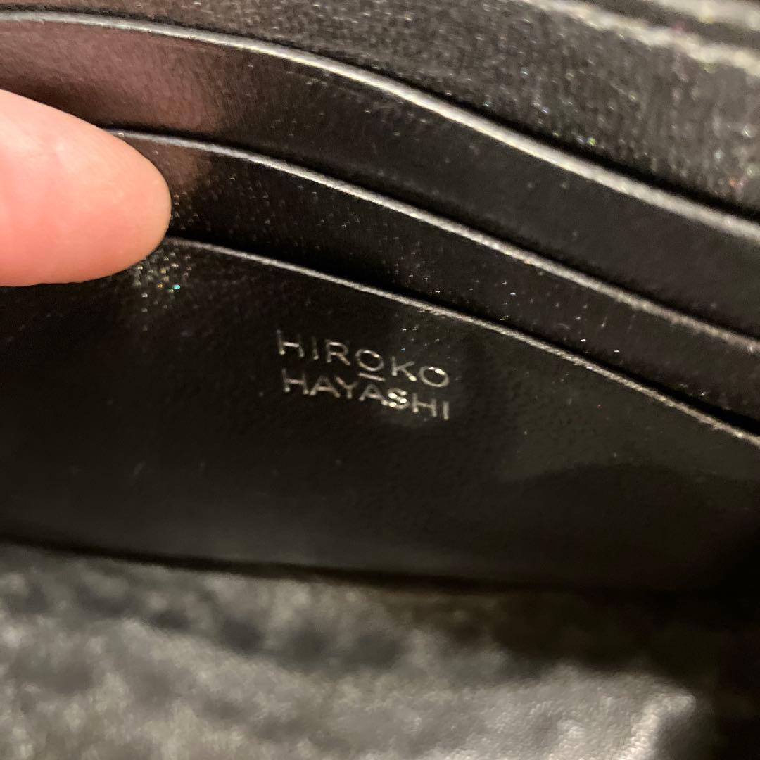 ま*お様 ハヤシヒロコ　ジラソーレ　財布　ブラック　 ミニモ