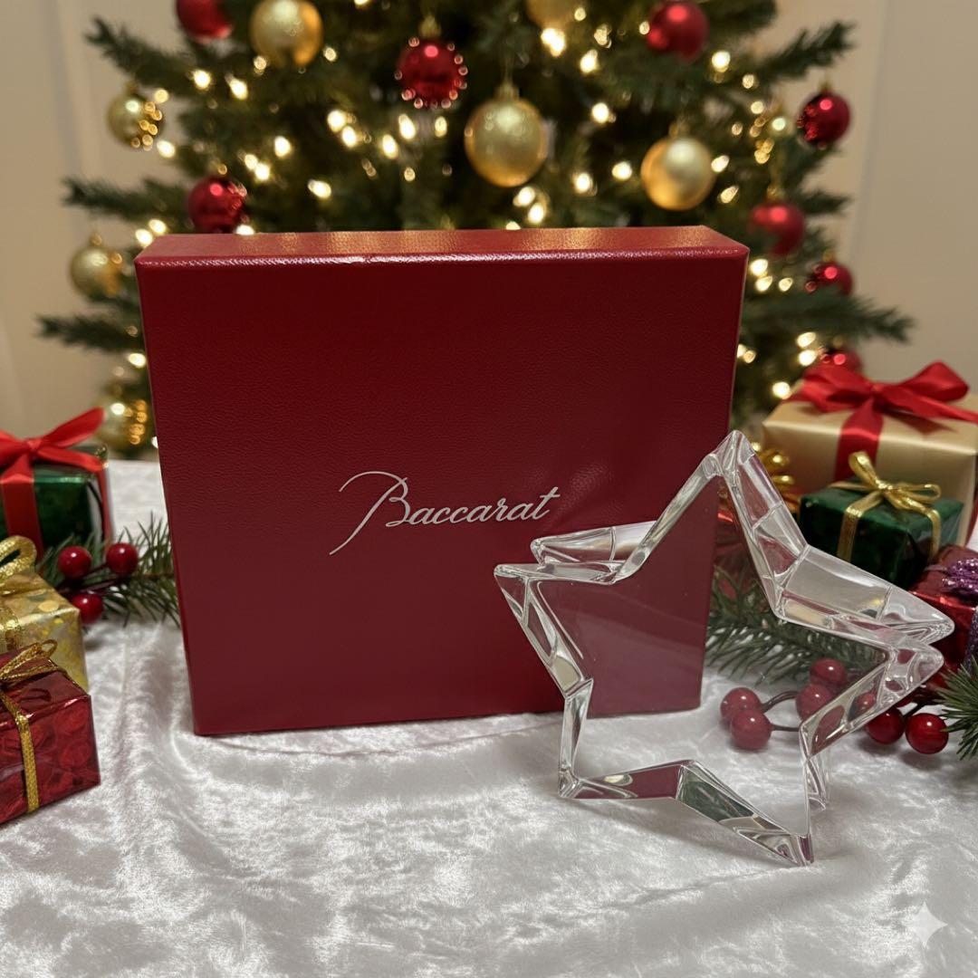 バカラ ZINZIN ザンザンスター 星型 ペーパーウェイト クリア