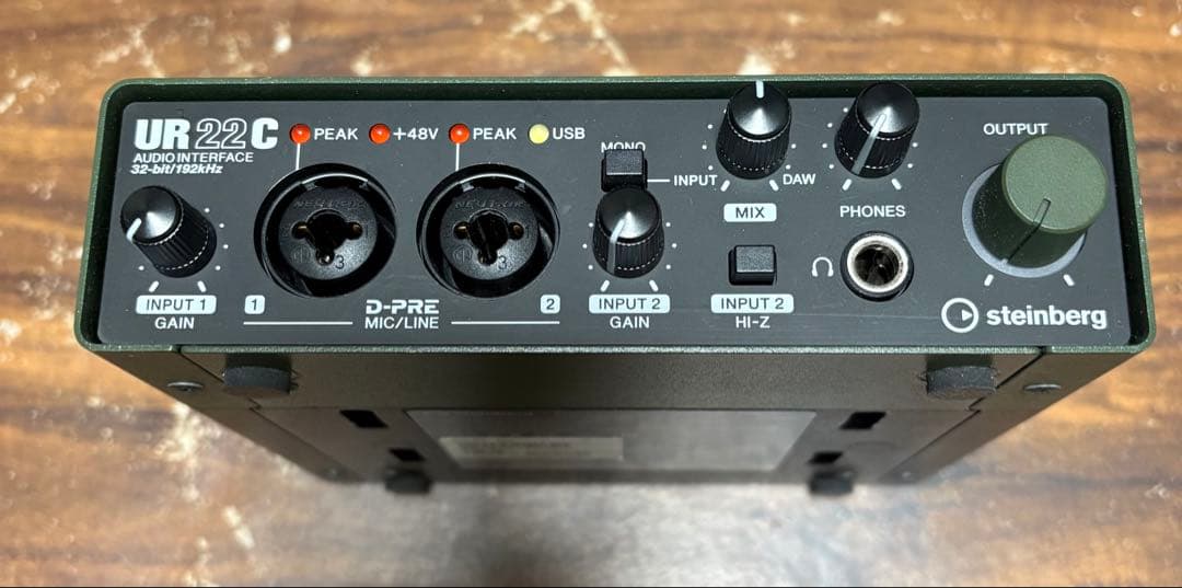 UR22C オーディオインターフェース　Steinberg