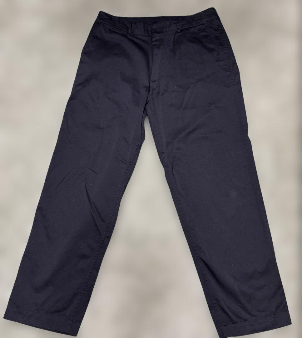 nanamica　「Wide Chino Pants（ワイドチノ）　ブラック