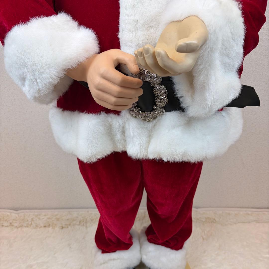 送料無料 ダンシングサンタ 大型 120cm 置物 人形 クリスマスツリー