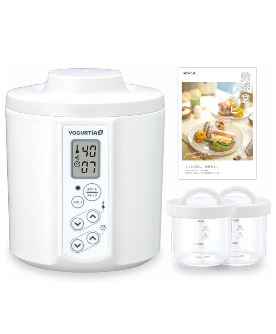 TANICA ヨーグルトメーカー　YS-02GW (ホワイト) ヨーグルティアS