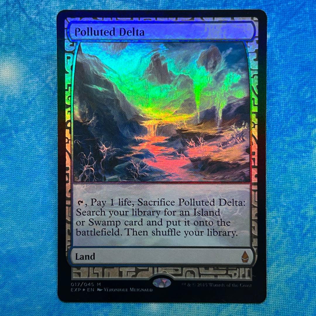 MTG 英語版 foil EXP 汚染された三角州 Polluted Delta