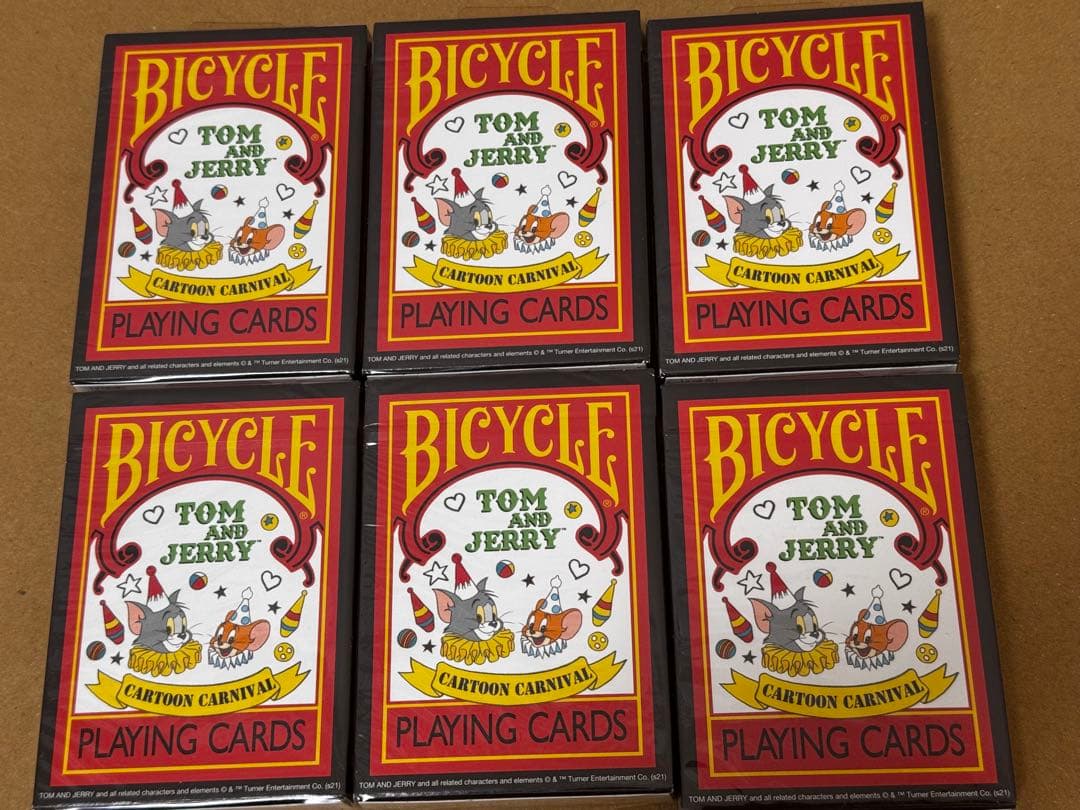 完売品トムとジェリー トランプBICYCLECARTOONCARNIVAL