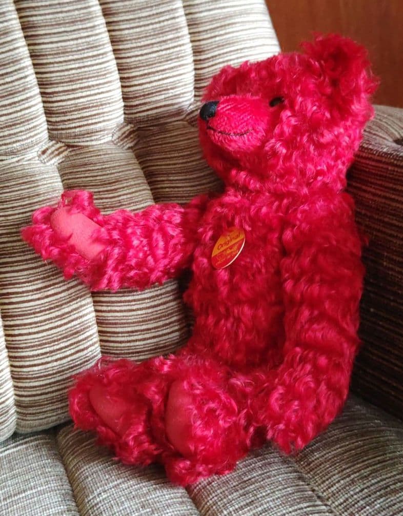 vintage シングルボタンインイヤー 手足稼働 お顔立ちのきれいなくまさん