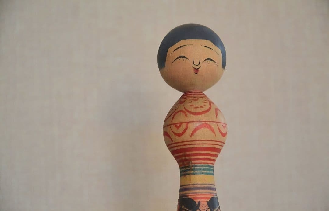 g*n様 伝統こけし津軽系　盛秀太郎 作 郷土玩具 伝統工芸品 民芸 コレクショ