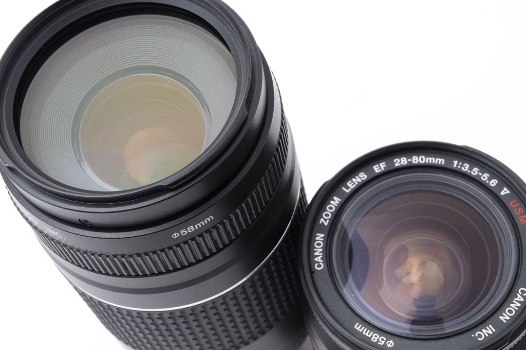 保証付き/フルサイズ/Canon EOS80D標準&望遠ダブルレンズセット