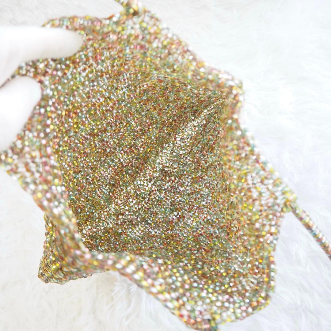 ANTEPRIMA スタンダード スクエア ワイヤーバッグ マルチカラー 虹色