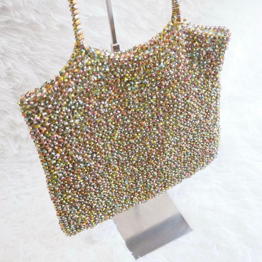 ANTEPRIMA スタンダード スクエア ワイヤーバッグ マルチカラー 虹色