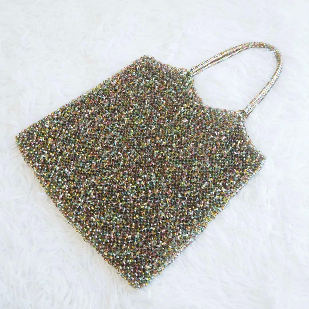 ANTEPRIMA スタンダード スクエア ワイヤーバッグ マルチカラー 虹色