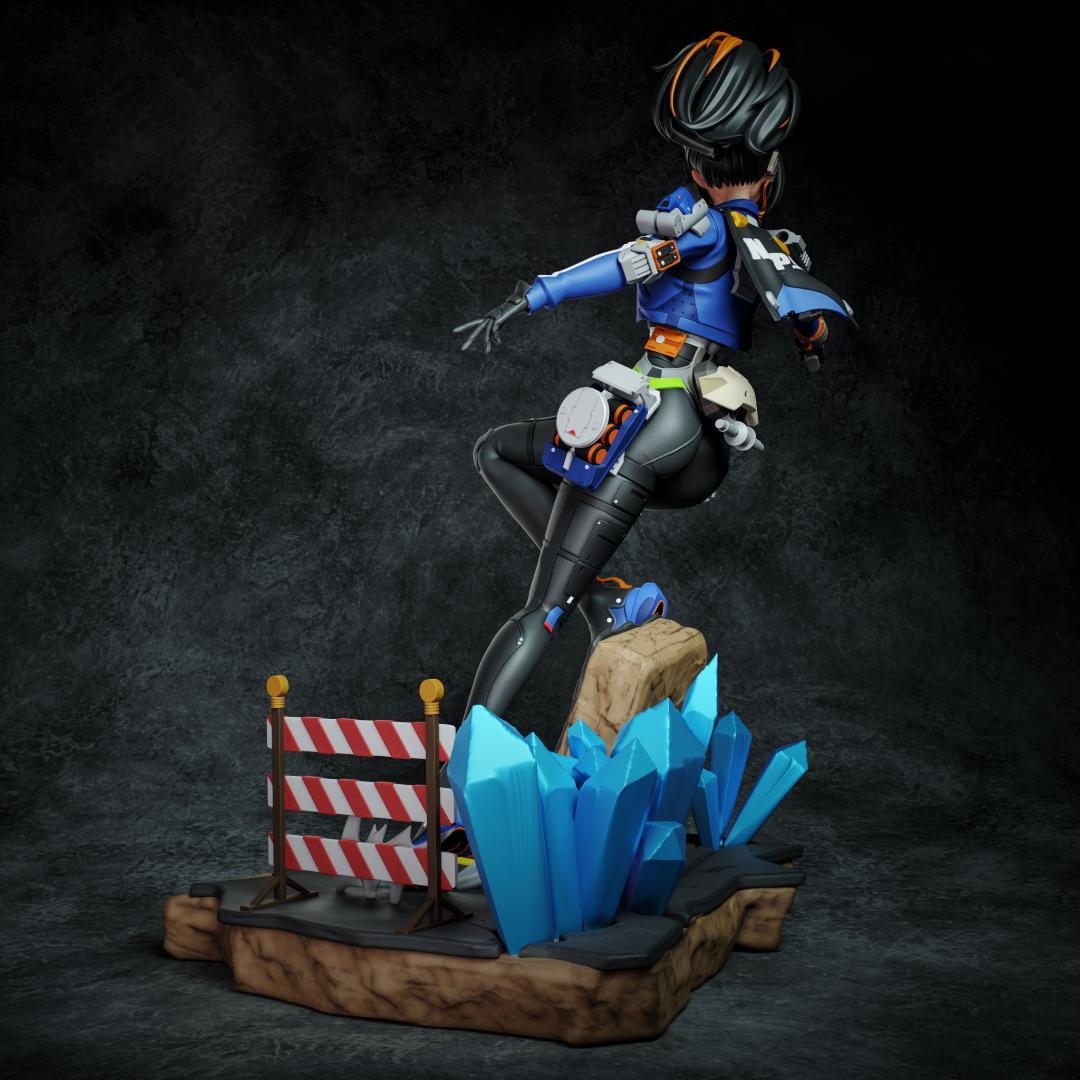 1/8　未塗装未組立　【 朱鸢 ゼンレスゾーンゼロ 】フィギュア　ガレージキット