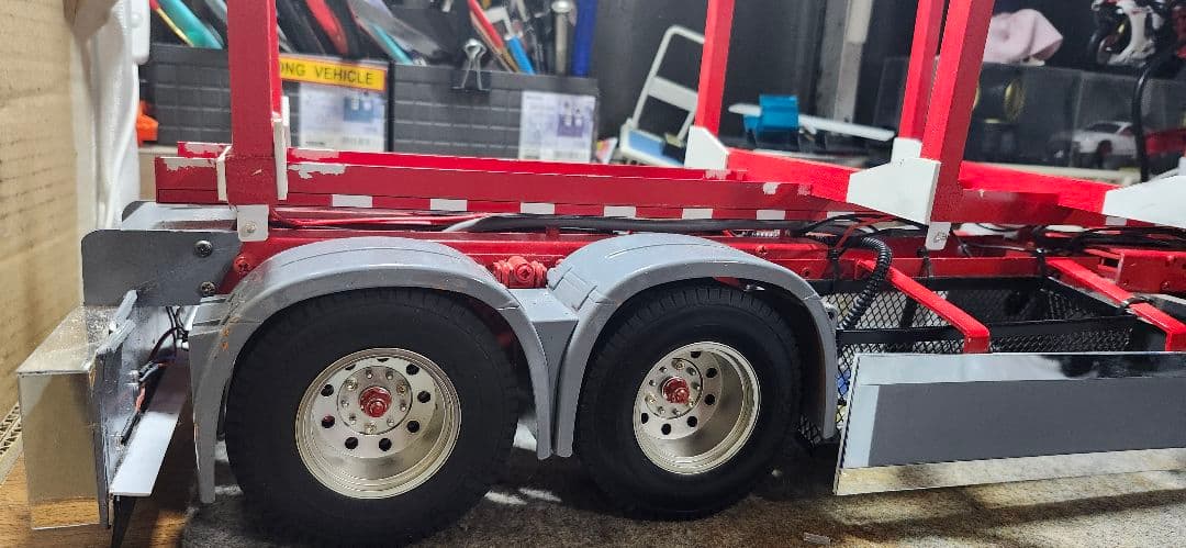 タミヤ　1/14フルトレーラー材木トレーラー