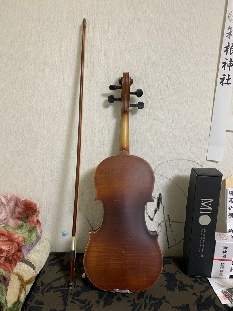バイオリン 4弦 ブラウン 弓付き