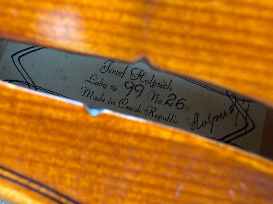 Josef Holpuch No.26 バイオリン 4/4 1999年製