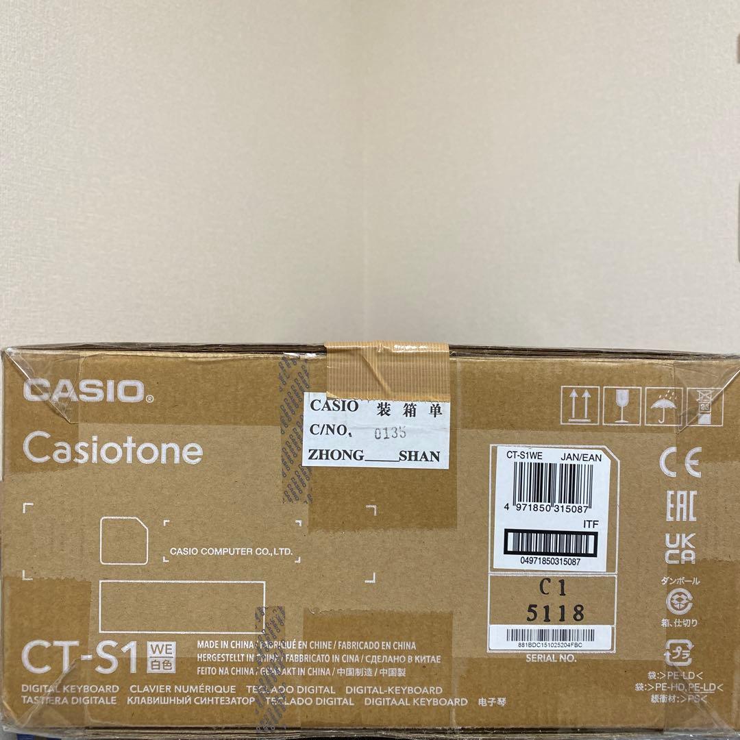 デジタルキーボード カシオトーン／CASIO Casiotone CT-S1WE
