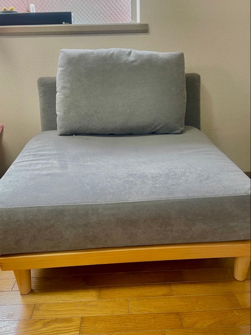 【期間限定】VENTOTA 1人掛けソファ グレージュ