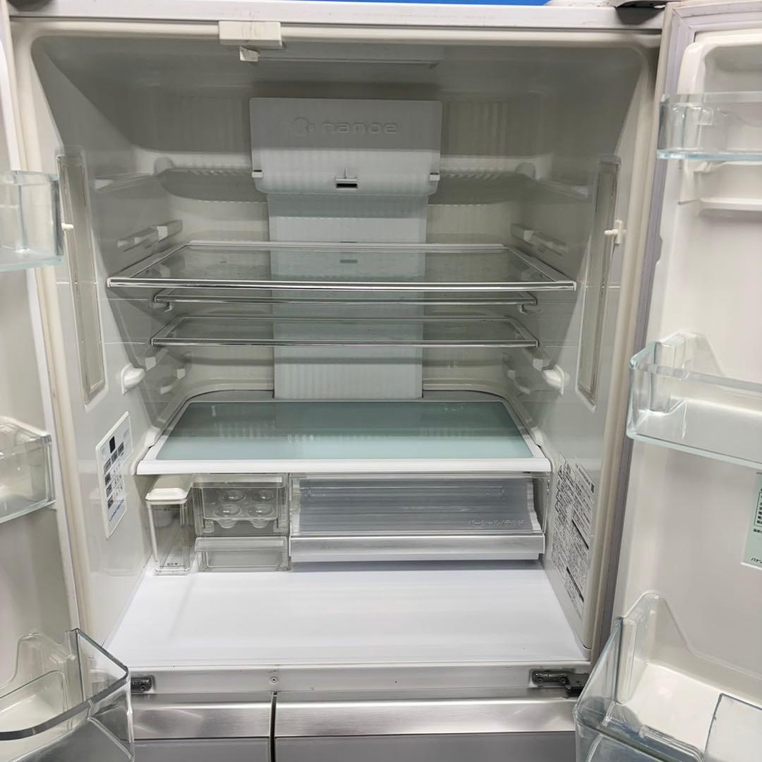 564 大型冷蔵庫　観音開き　6ドア　鏡面　自動製氷機　400L〜500L 美品