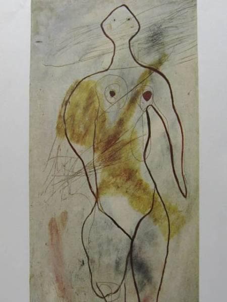 三岸好太郎、【乳首】、限定版・豪華・希少画集画、新品高級額・額装付