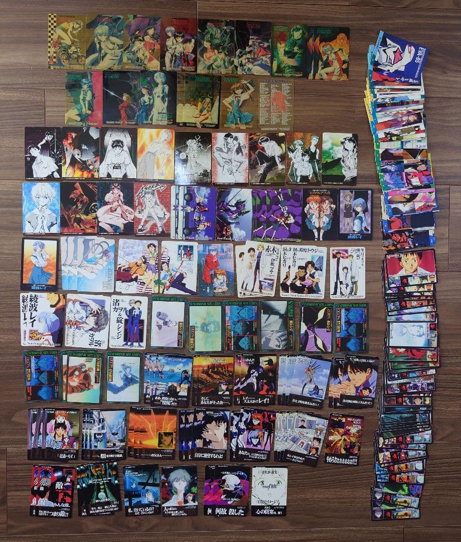 エヴァンゲリオンカード アマダ カルビー エヴァカード まとめ売り 193枚