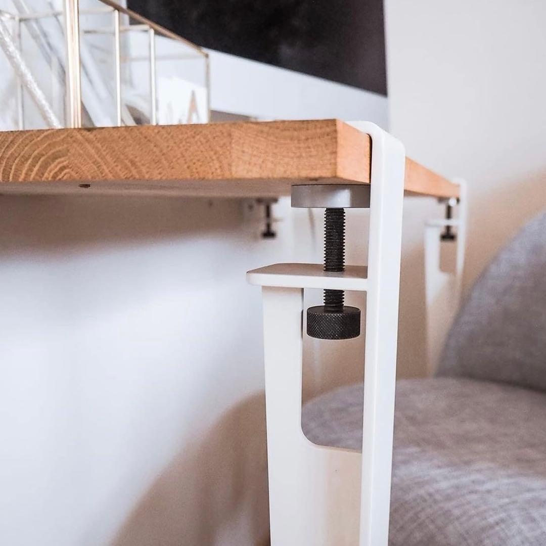 ART OF BLACK ▷ テーブルクランプ脚 ホワイト 4本