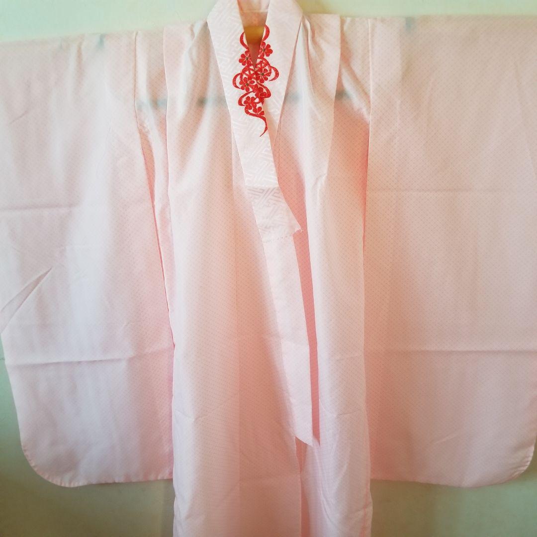 七五三 3歳 【豪華セット】着物・ はこせこセット・作り帯 ・肌襦袢・髪飾り 他