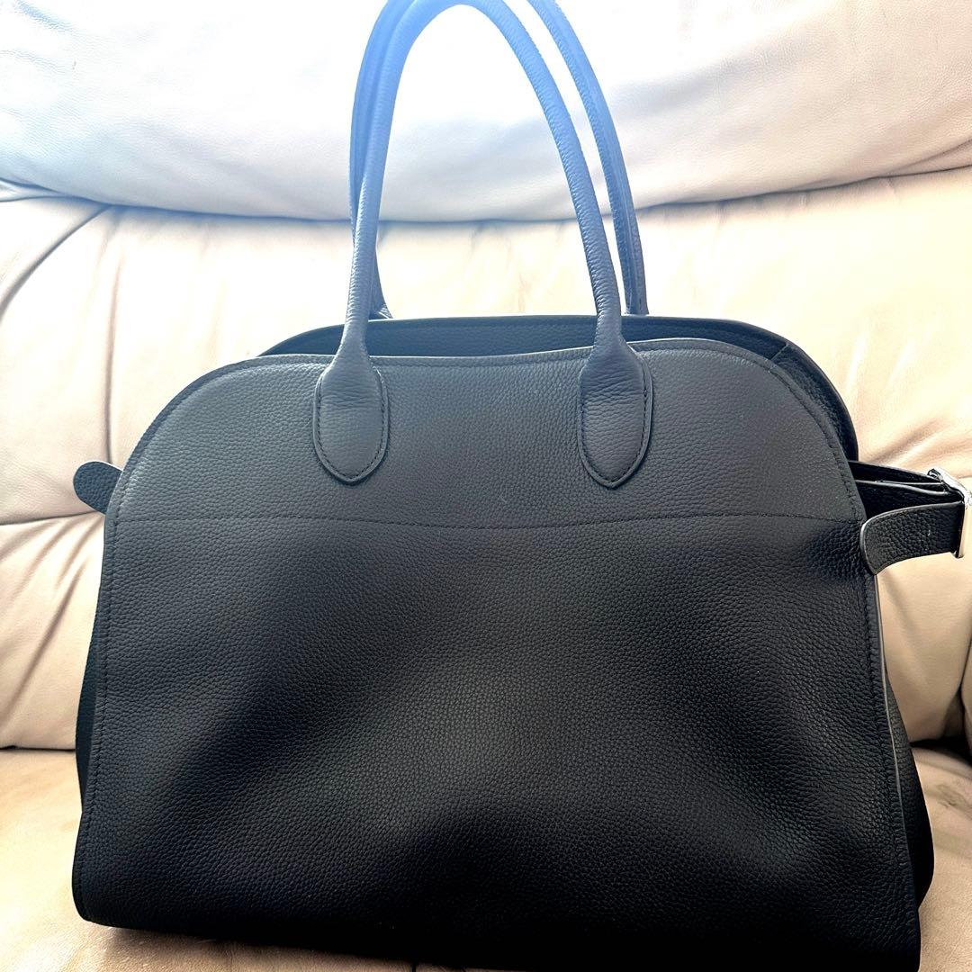 JISTORY 黒 本革　ハンドバッグ